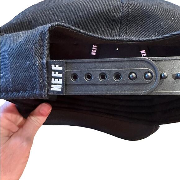 Neff Company Black Cotton Snap Back Hat/Cap - Picture 2 of 7